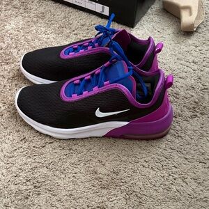 Nike Black and Purple Shoes